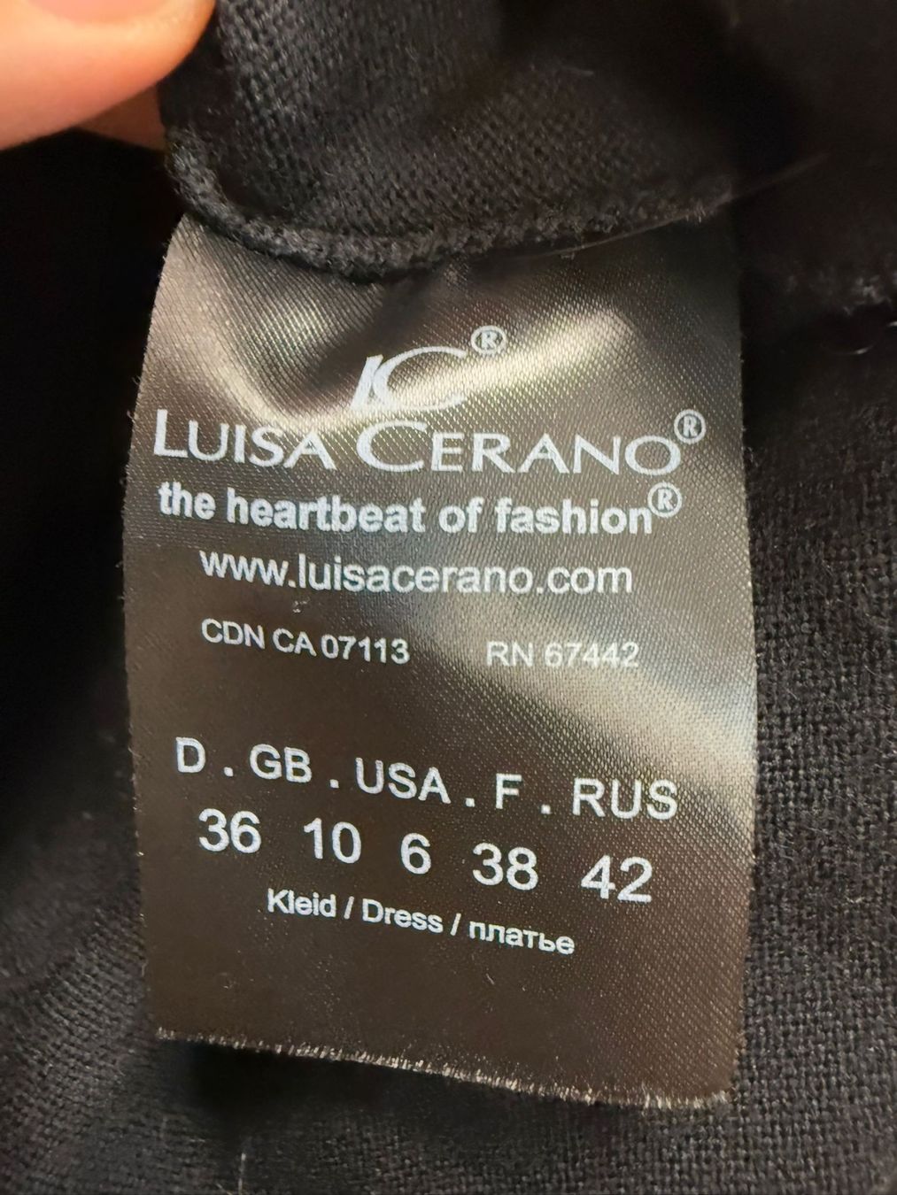 Luisa Cerano Vestiti: Luisa Cerano Strickkleid Gr. 36 - 82% Wolle – Nuovo (secondo la descrizione) da Frauenfeld venduto da LIL_NA 7