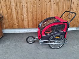Remorque 2 enfants vélo et marche