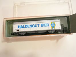 ROCO N HBIS WAGEN " HALDENGUT BIER " NEU UND OVP