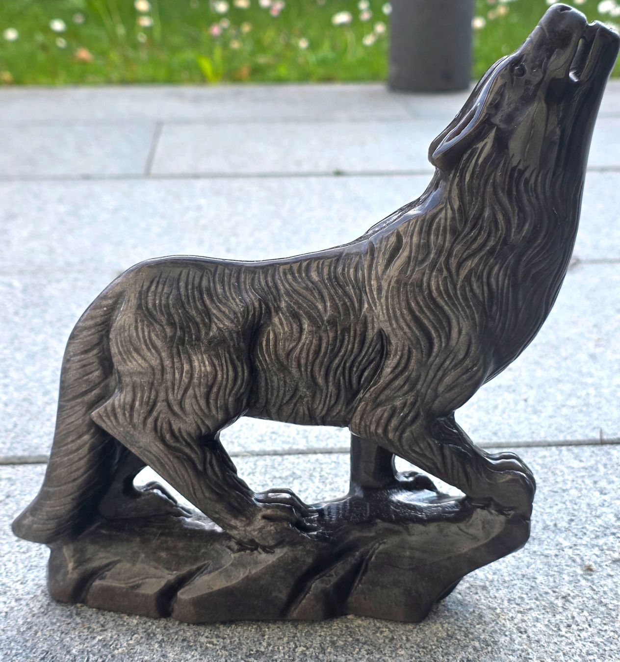 Minerali & Pietre curative: Silber Obsidian Wolf 1.3kg – Nuovo e nell'imballaggio originale da Matzingen venduto da Shay_Crystalz 1