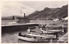 Villeneuve VD // 1952 Dampfschiff Valais Port Hafen
