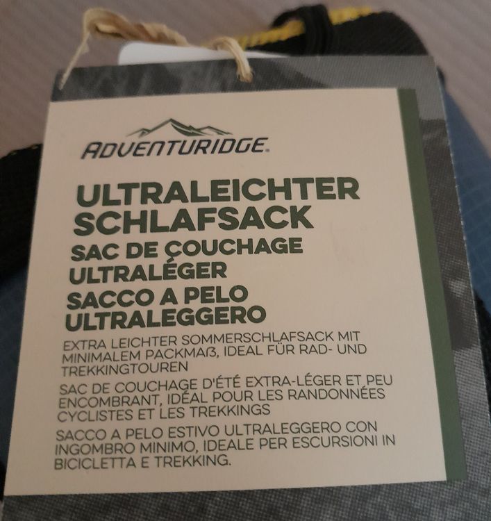 Sacchi a pelo: Sommerschlafsack  200 x 80 cm – Nuovo e nell'imballaggio originale da Bad Ragaz venduto da ejukova 2