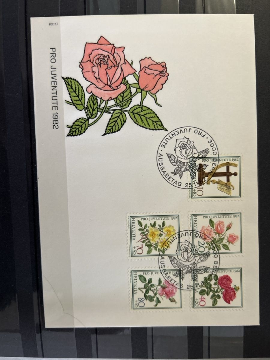 Tutti i francobolli: Schweizer Briefmarken Ersttagsbriefe Top Zustand 1981-82 – Usato da Biel/Bienne venduto da guggerj 2