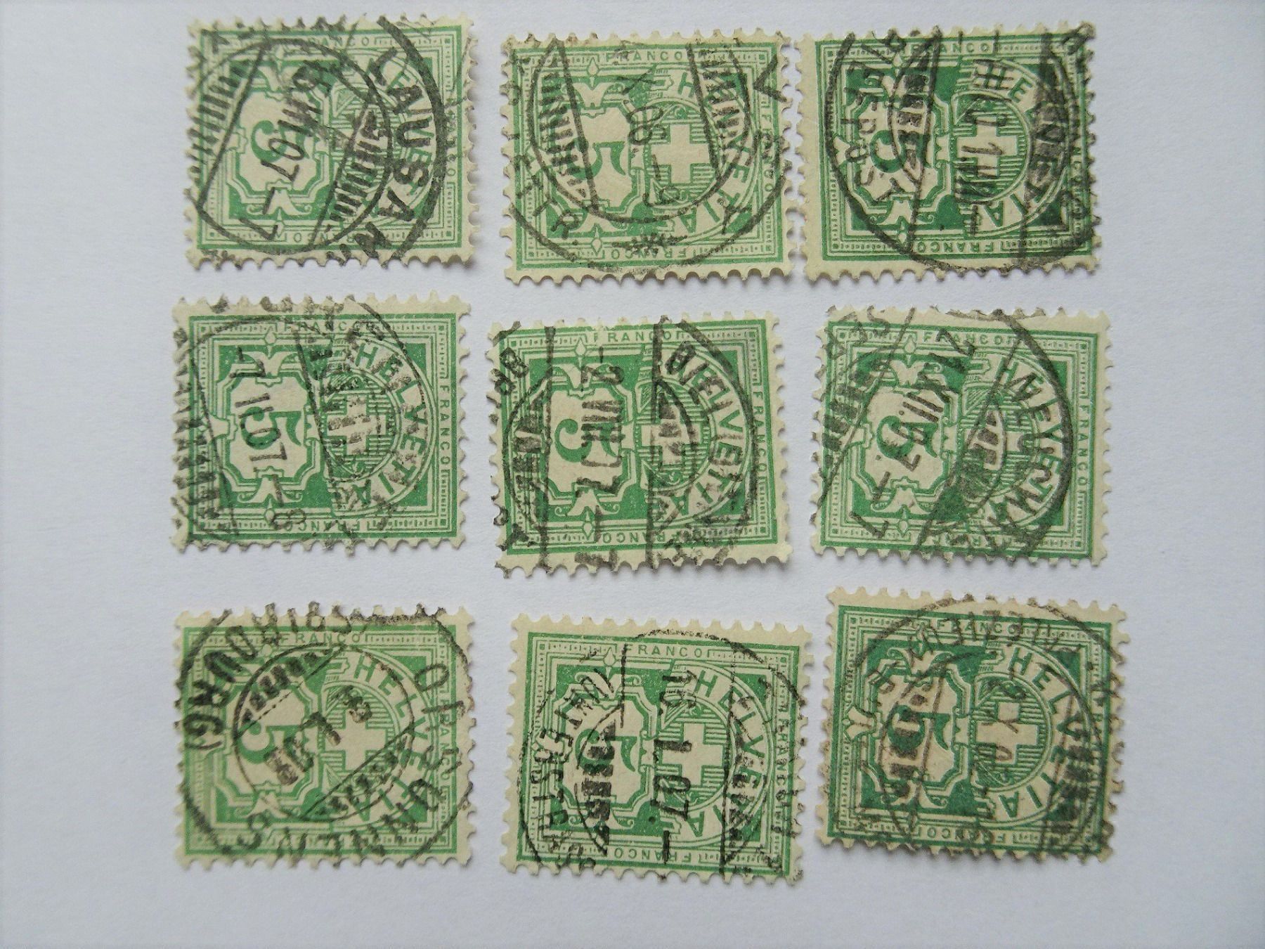 Tutti i francobolli: Vollstempel – Usato da Aadorf venduto da Chnorli-Furz