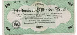 Marienburg 500 Mrd.Mark 03.11.1923 VZ-VZ+