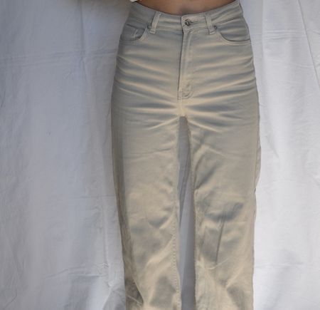 Jeans beige H&M divided, taille 34