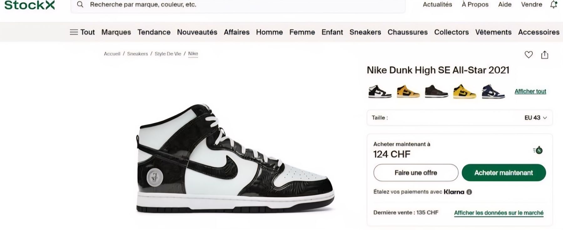 Nike Herrenschuhe: Nike Dunk High Se All Star 2021 – Neu (gemäss Beschreibung) aus Niederbipp von Tiffany1771 2