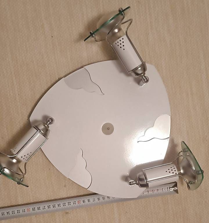 Lampadari & plafoniere: Deckenlampe Deckenleuchte Dreiflammige mit Spots – Nuovo e nell'imballaggio originale da Bern venduto da sv-trade 2
