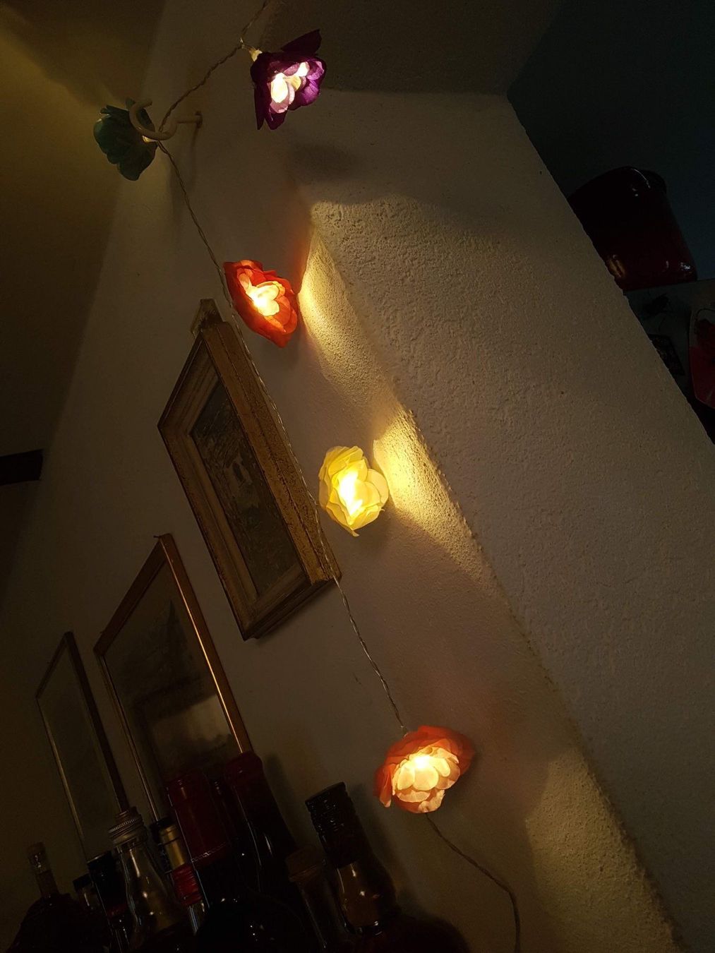 Ghirlande e barre luminose: Lichterkette mit 10 Blumen, batt.betr. – Nuovo e nell'imballaggio originale da Ettingen venduto da Maranathatalitha 7