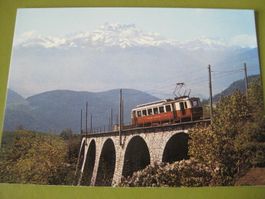 AK Leysin Sommer mit Zug