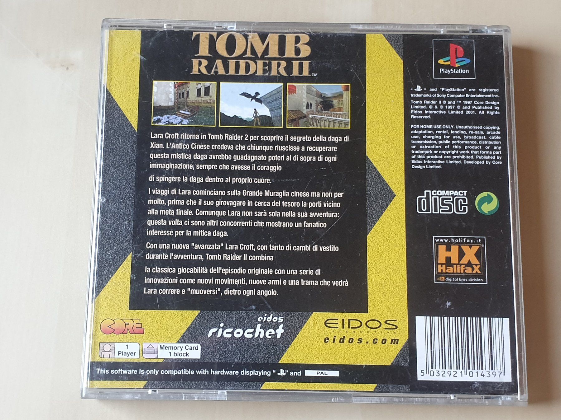 Sony Giochi: Tomb Raider 2 ITA – Usato da Stansstad venduto da collectorsshop 1