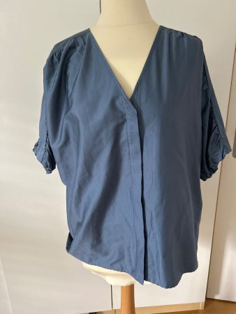 Adolfo Domínguez Bluse, 100 % cotton, Gr S neu