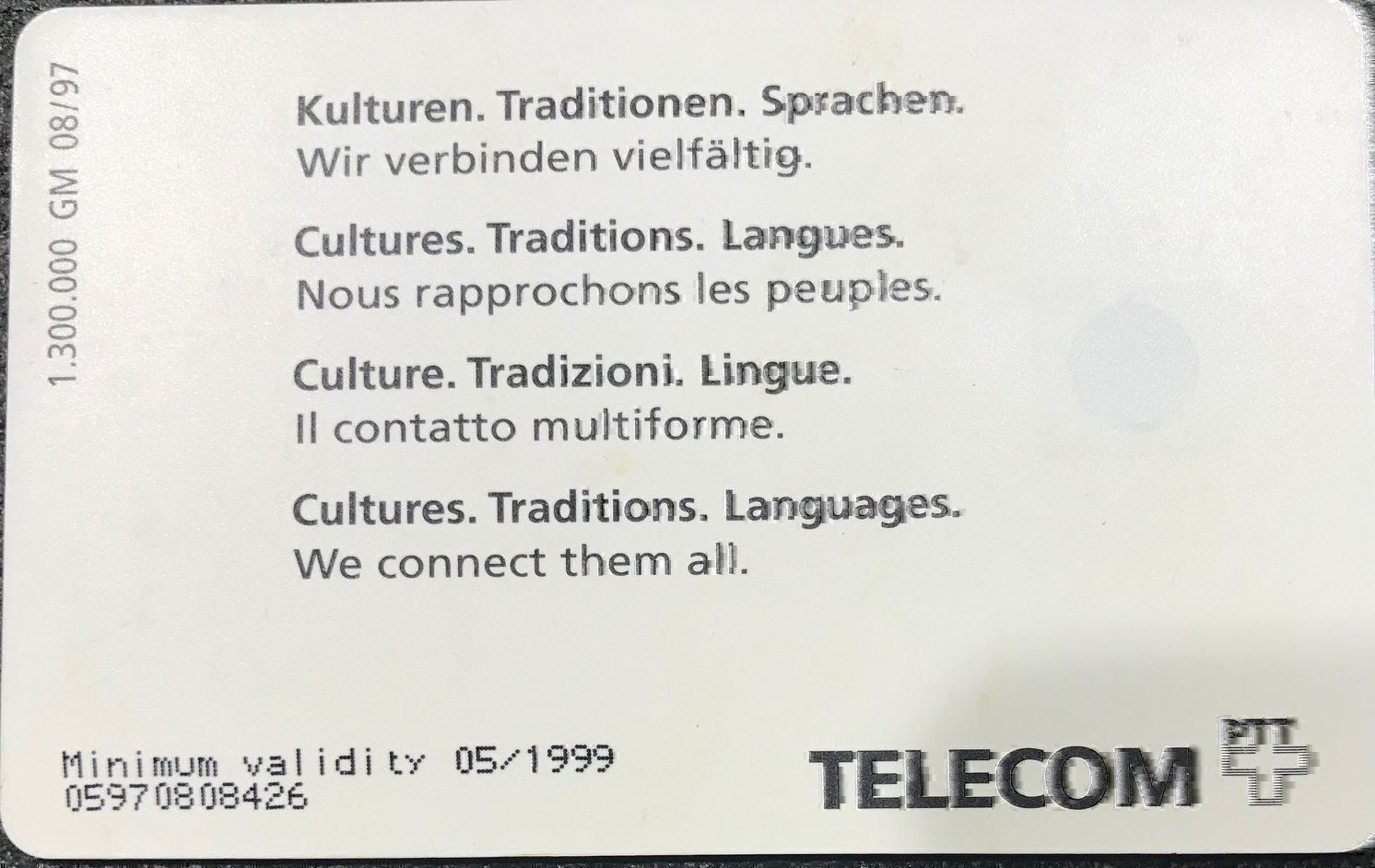 Swisscom Schede telefoniche: Swiss Telecom Kulturen CHF 10.- gebraucht – Nuovo e nell'imballaggio originale da Rotkreuz venduto da Parcore 1