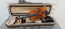 4/4 Violine inkl.koffer und bogen über 60 jahre alt