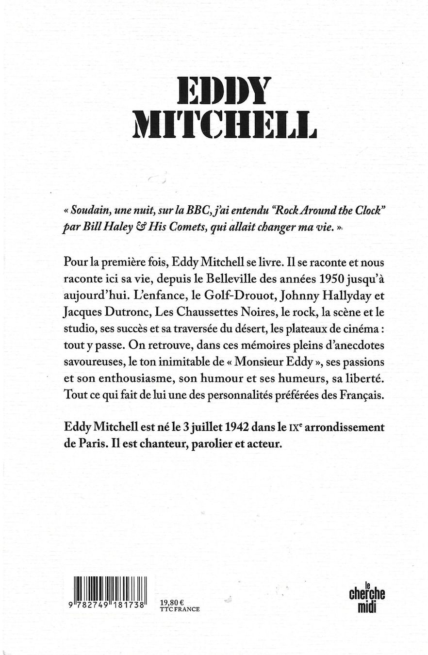 Libri: Eddy Mitchell - Autobiographie – Usato da Savagnier venduto da Ne2065 1