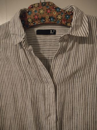 Chemise rayée L'Essence, taille 36, idéale pour l'été!