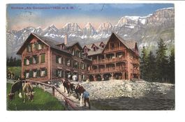 Flums (SG) Kurhaus Alp Gamperdon - Säumer - Churfirsten 1913