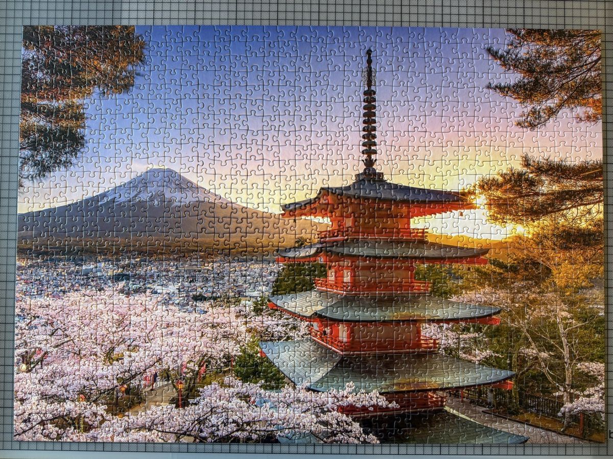 Ravensburger Puzzle: Puzzle 1000 Teile, Japan Mt. Fuji – Usato da Steg VS venduto da Billakruuu 1