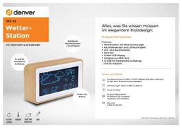 Wetterstation mit Funkuhr von DENVER ab Fr. 1.-
