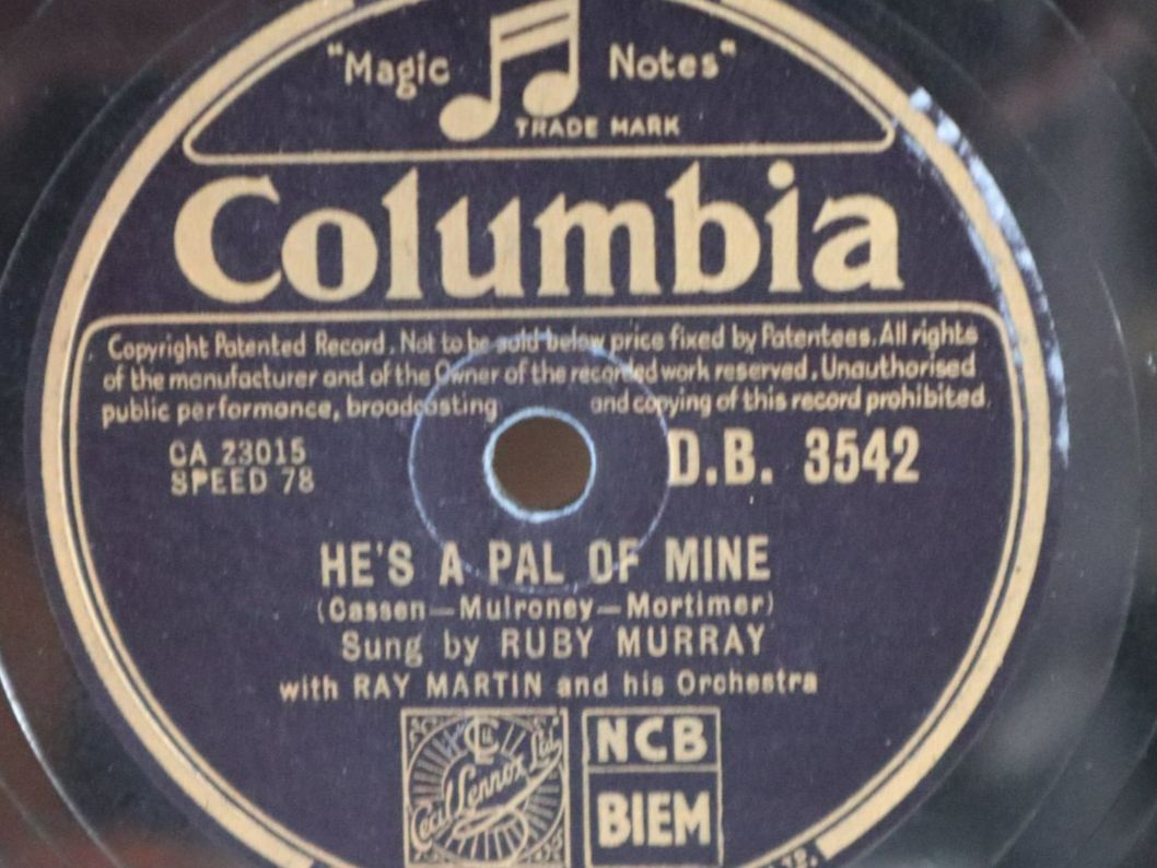 Dischi in vinile: Schellack Ruby Murray Ray Martin Heartbeat – Usato da Eschenbach SG venduto da Astalavista 4