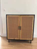 Kommode mit Rattan