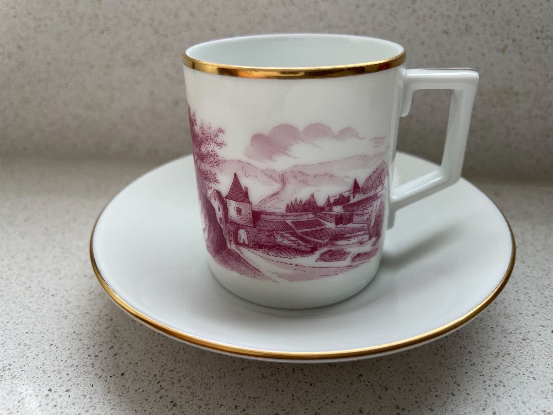 Tazze: Höchst Hoechst Espresso Tasse handkolor – Usato da siebnen venduto da minte 1