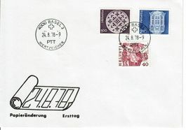 PTT Wertzeichen - ET  Papieränderung 1978