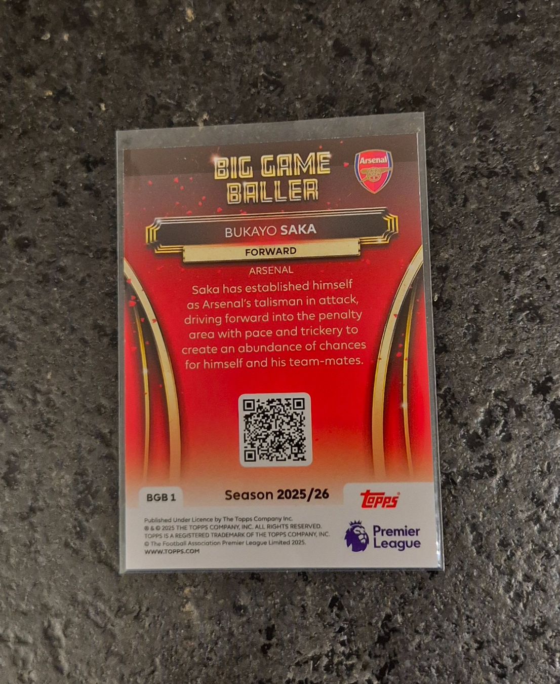 Topps Carte collezionabili: Bukayo Saka - Arsenal - Topps – Nuovo (secondo la descrizione) da Burg AG venduto da Danoe 1