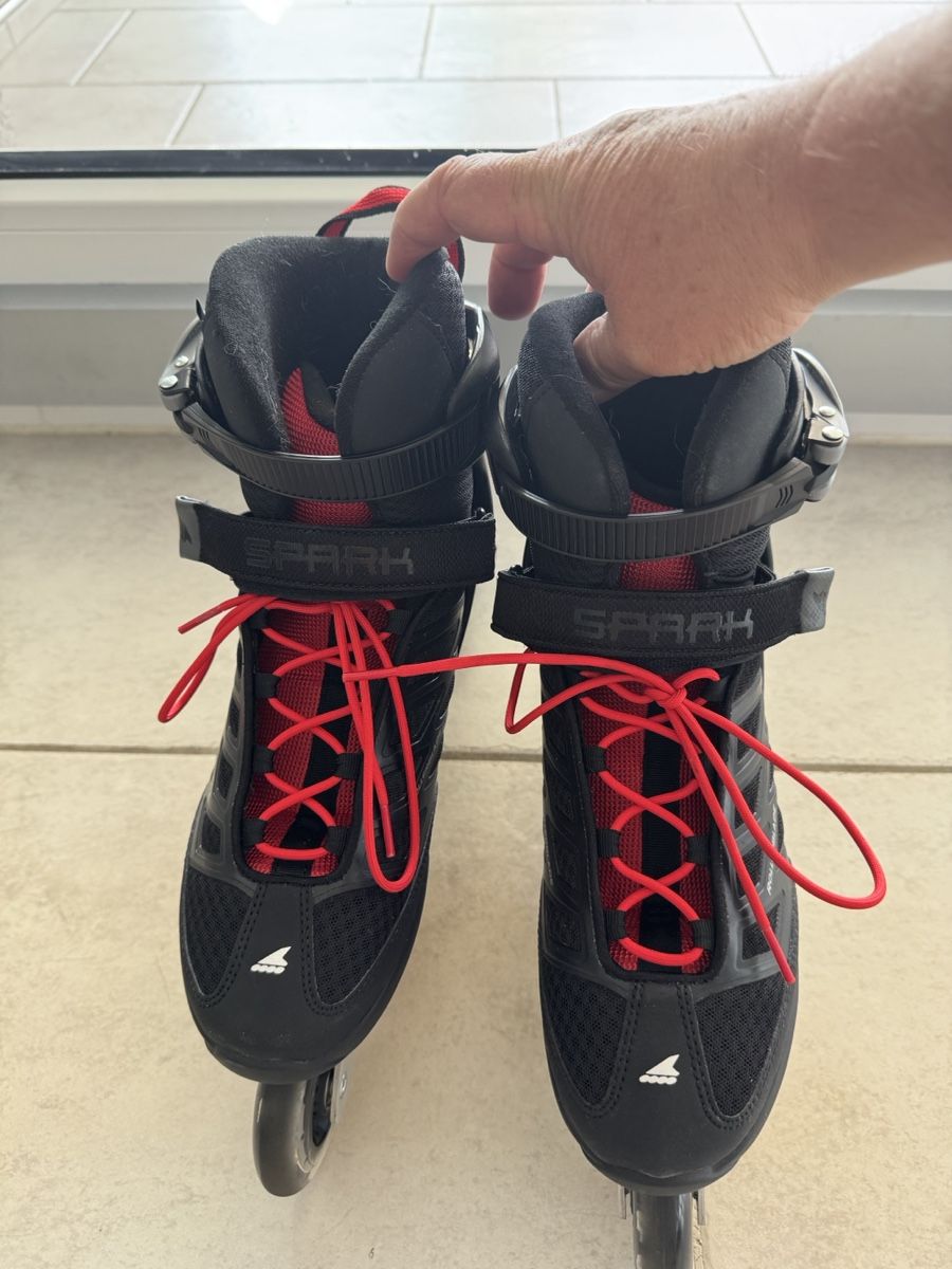 Pattini in linea & Pattini a rotelle: Herren Spark Inline Skates Grösse 43 – Nuovo (secondo la descrizione) da Rütihof venduto da GZSZ1968