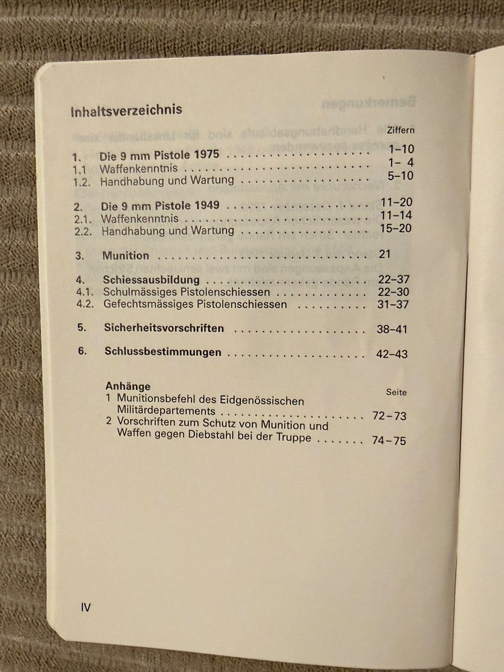Libri: Reglement: Die Pistolen – Usato da Brütten venduto da Hst1 1