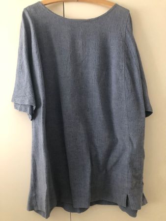Damenbluse Manondesign, neu, Gr. 50, 100% Leinen