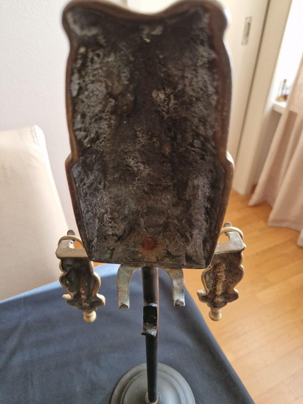 Statuette: Eule 3x aus Messing mit Ständer – Usato da Fislisbach venduto da mka_km8f 4