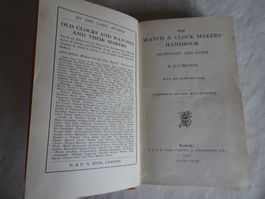 The Watch & Clock Makers Handbuch Dictionary & Guide 1922