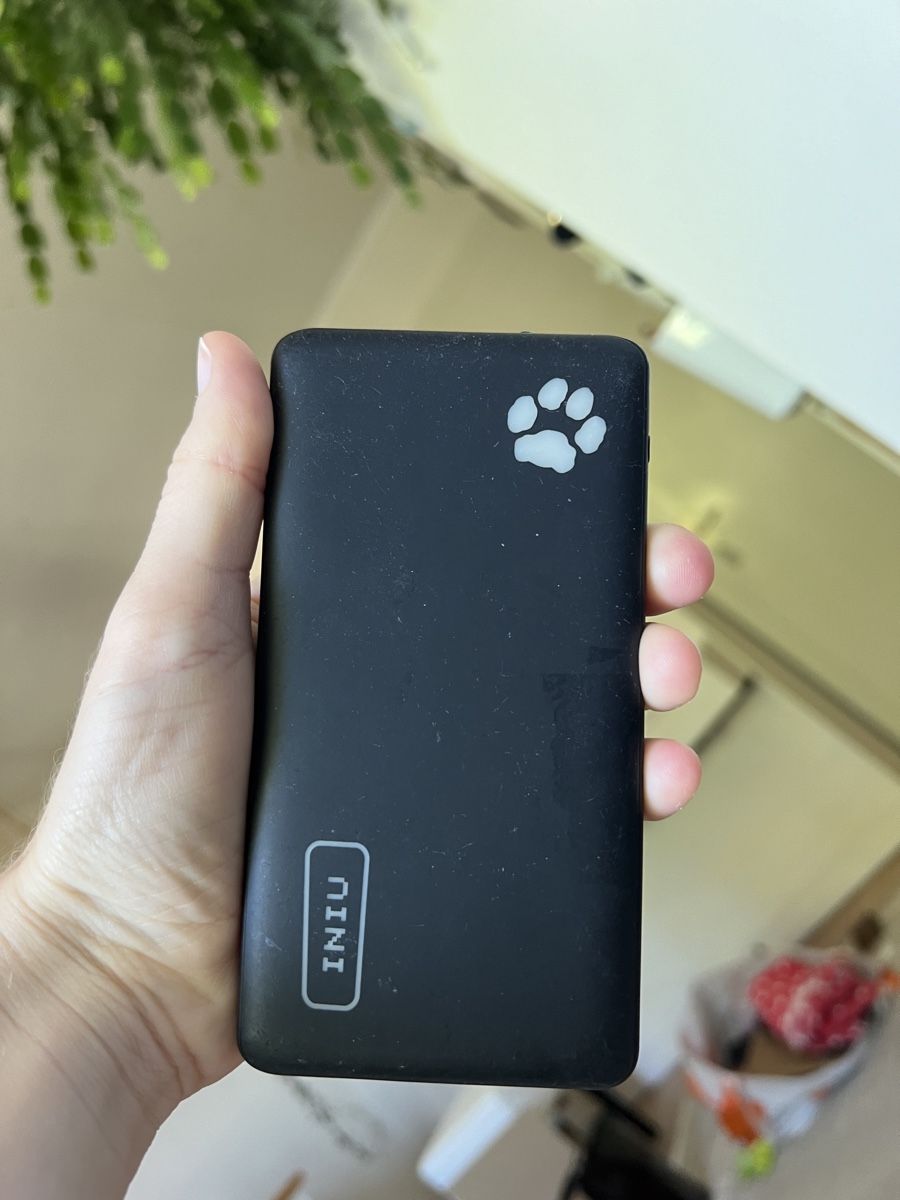 Chargements: Powerbank schwarz mit Pfoten-Logo – D'occasion à Oberwil b. Zug par milenaarnold