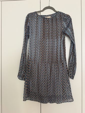 Maje blue cocktail dress size 36, like new