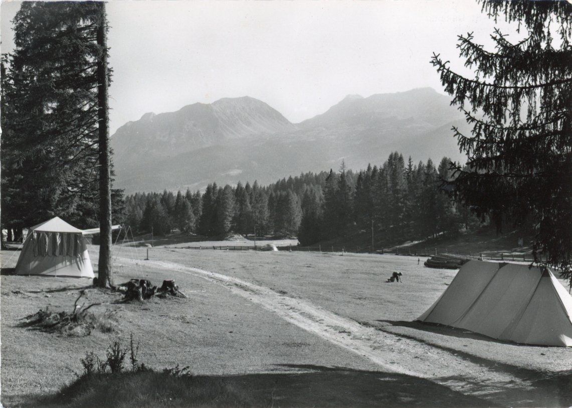 Cartoline postali: Lenzerheide - St. Cassian   GR   -   Campingplatz – Usato da Brig venduto da Valcards54