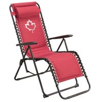 2 Stk. Liegestühle/ Campingstühle 'Kanada' rot 65 x 113 cm