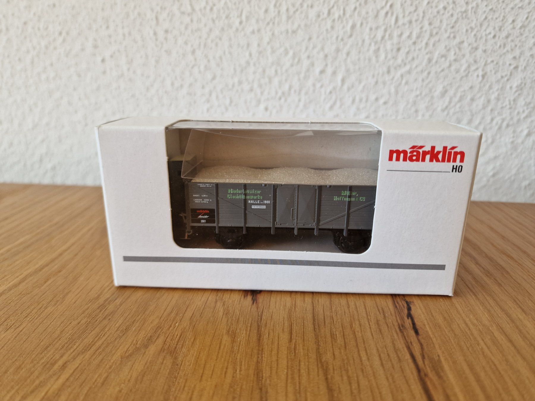 Märklin Modellini di ferrovie: Märklin Hochbordwagen Müller Hoffmann & Co. H0 – Usato da Matten b. Interlaken venduto da lor_hr9w 5