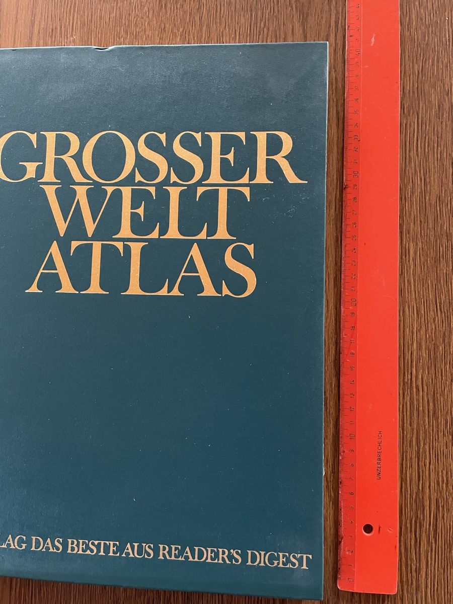 Libri: Grosser Weltatlas - Reader's Digest 1971 – Usato da Wyssachen venduto da Hahe89 2
