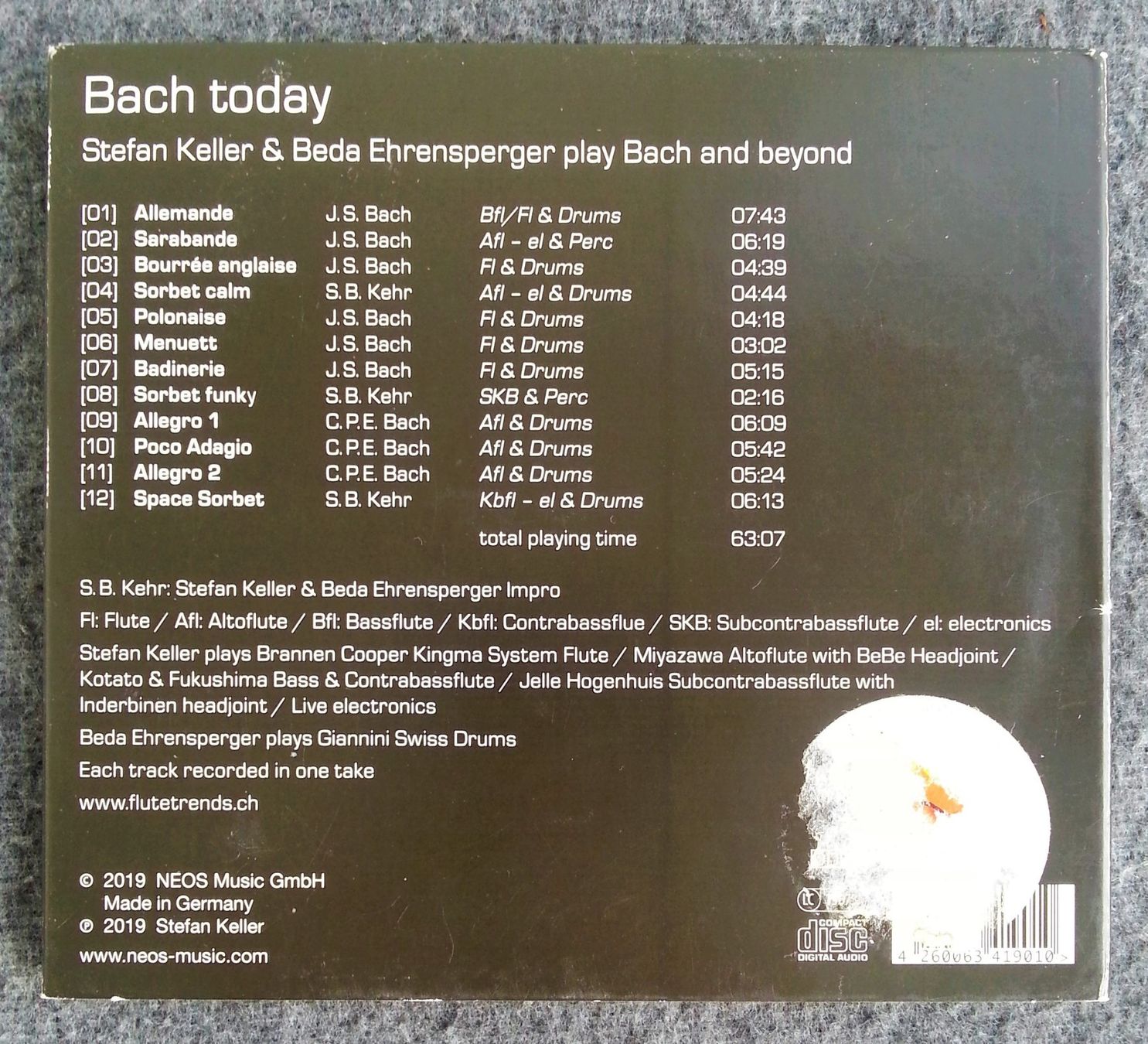 CD: Doppel CD Stefan Keller & Beda Ehrensperger, signiert - Jazz – Usato da Oberriet SG venduto da Atir47 7