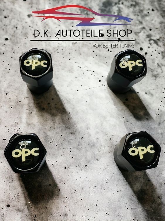 Fiat Tutti pezzi di ricambio auto: Opel OPC Ventilkappe Aluminium 4er-Set Neu – Nuovo e nell'imballaggio originale da Balsthal venduto da D.K.Autoteile6 1