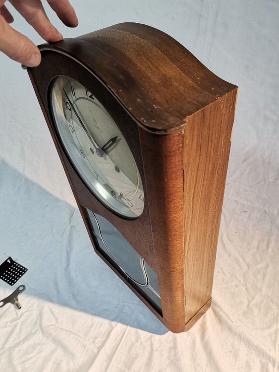 Junghans Pendeluhr Wanduhr Alte Wanduhr Alte Pendeluhr Gebraucht 