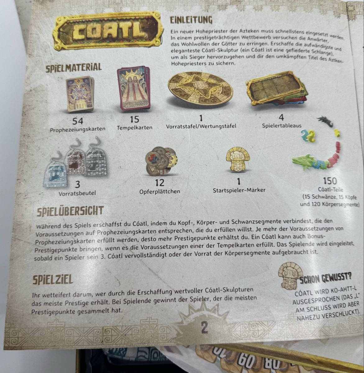 Giochi: Coatl Brettspiel von Synapses Games – Usato da Herisau venduto da Seyashop1 4