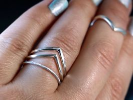 SILVER TIDES · Handgefertigtes Boho Ring-Set aus Silber 925