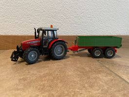 SIKU Massey Ferguson 5455 mit Kipper