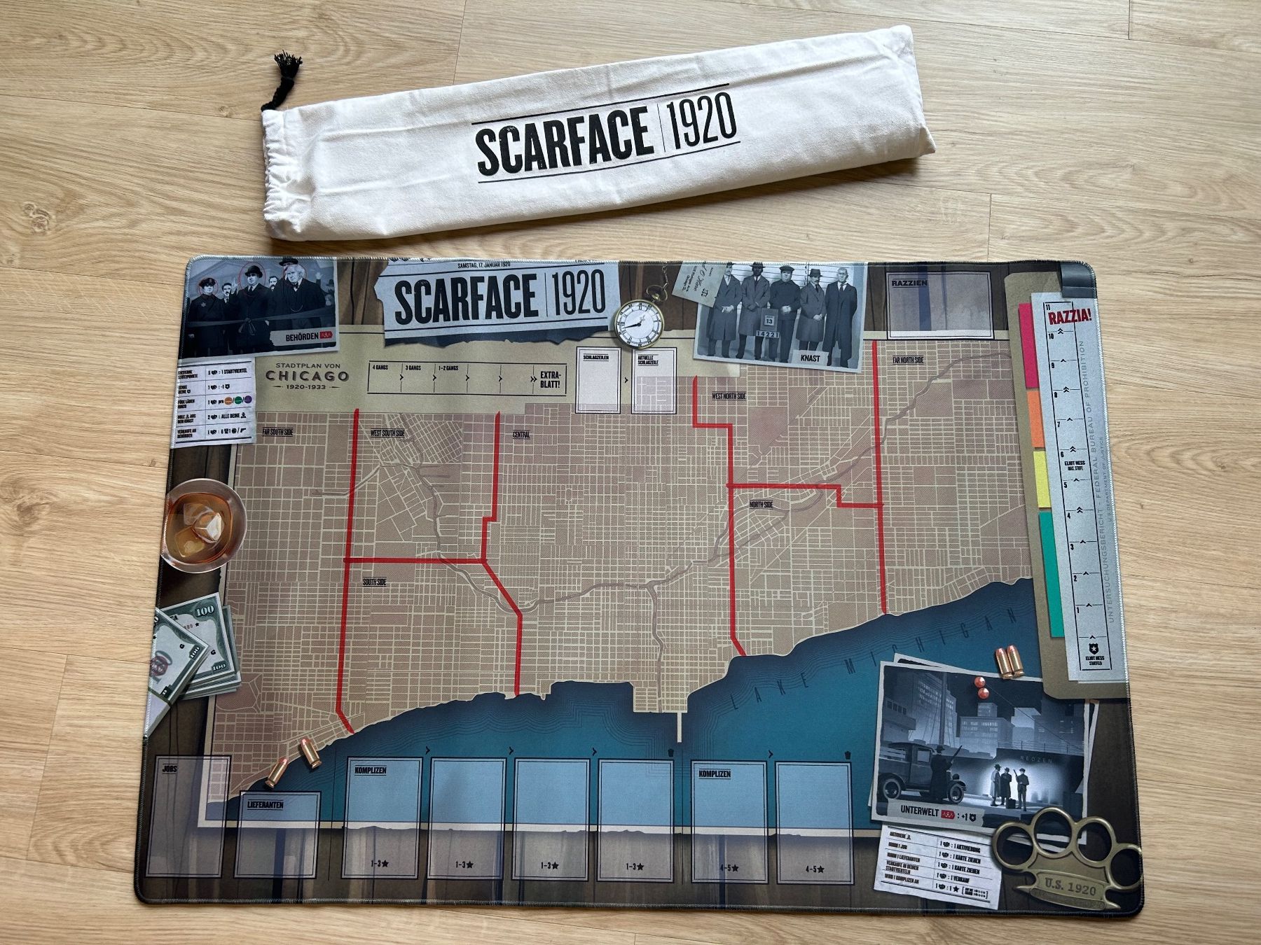 Tappeto da gioco: Scarface 1920 Spielmatte Kickstarter – Usato da Uster venduto da Thecurse