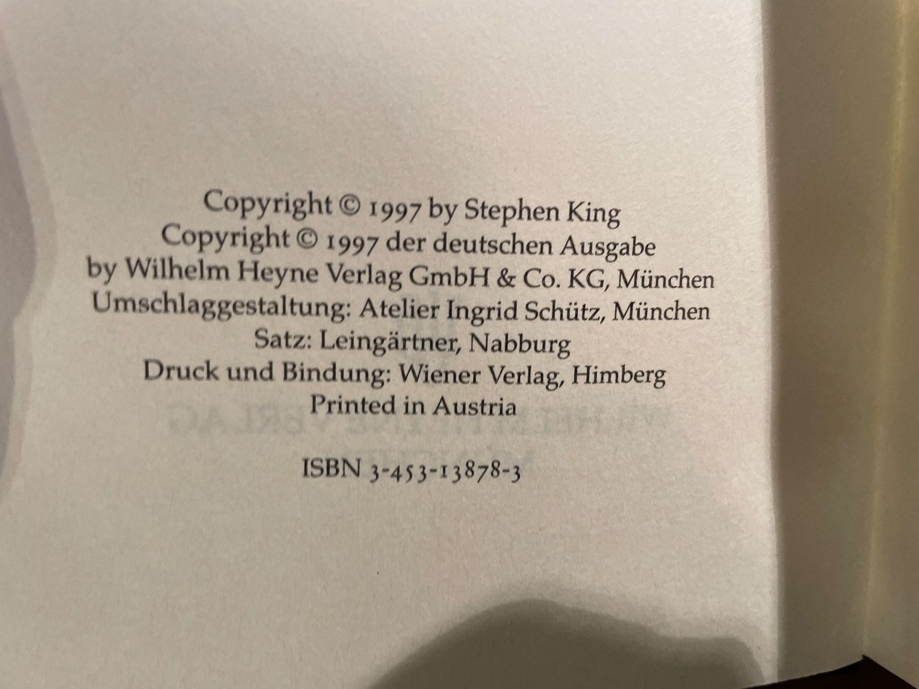 Libri: STEPHEN KING - Glas (1997) – Usato da Frasnacht venduto da GracyStore 2