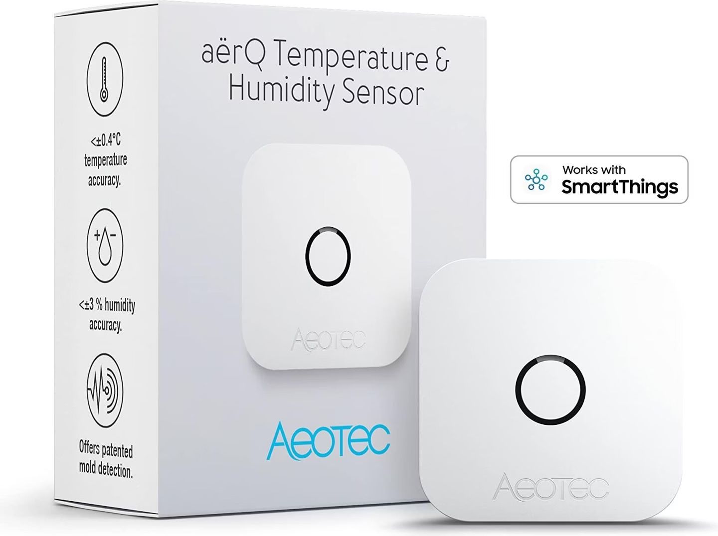 Misurare: Aeotec aërQ Temperature & Humidity Sensor Zwave – Usato da Hergiswil NW venduto da Swissnorm