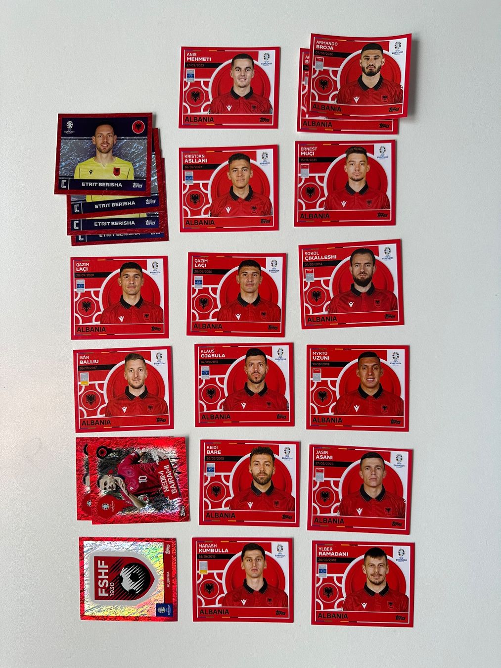 Topps Carte collezionabili: Euro 2024  Sticker, Albanien – Nuovo (secondo la descrizione) da Binningen venduto da joe_6bf6