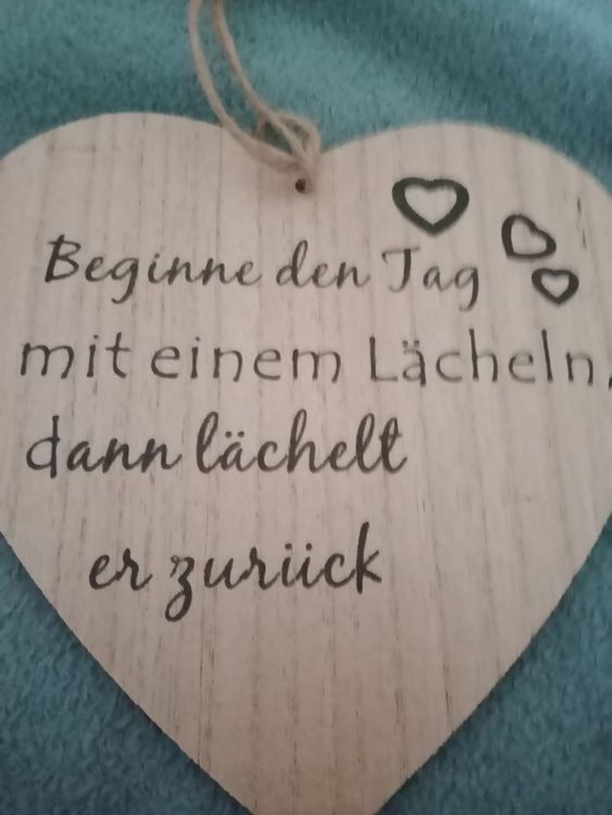 Holz Schild mit Spruch Kaufen auf Ricardo